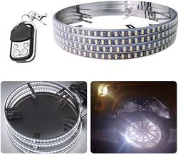 4-row pure white wheel light