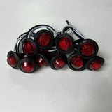 3-LED Truck Side Signal Light Universal 3/4"